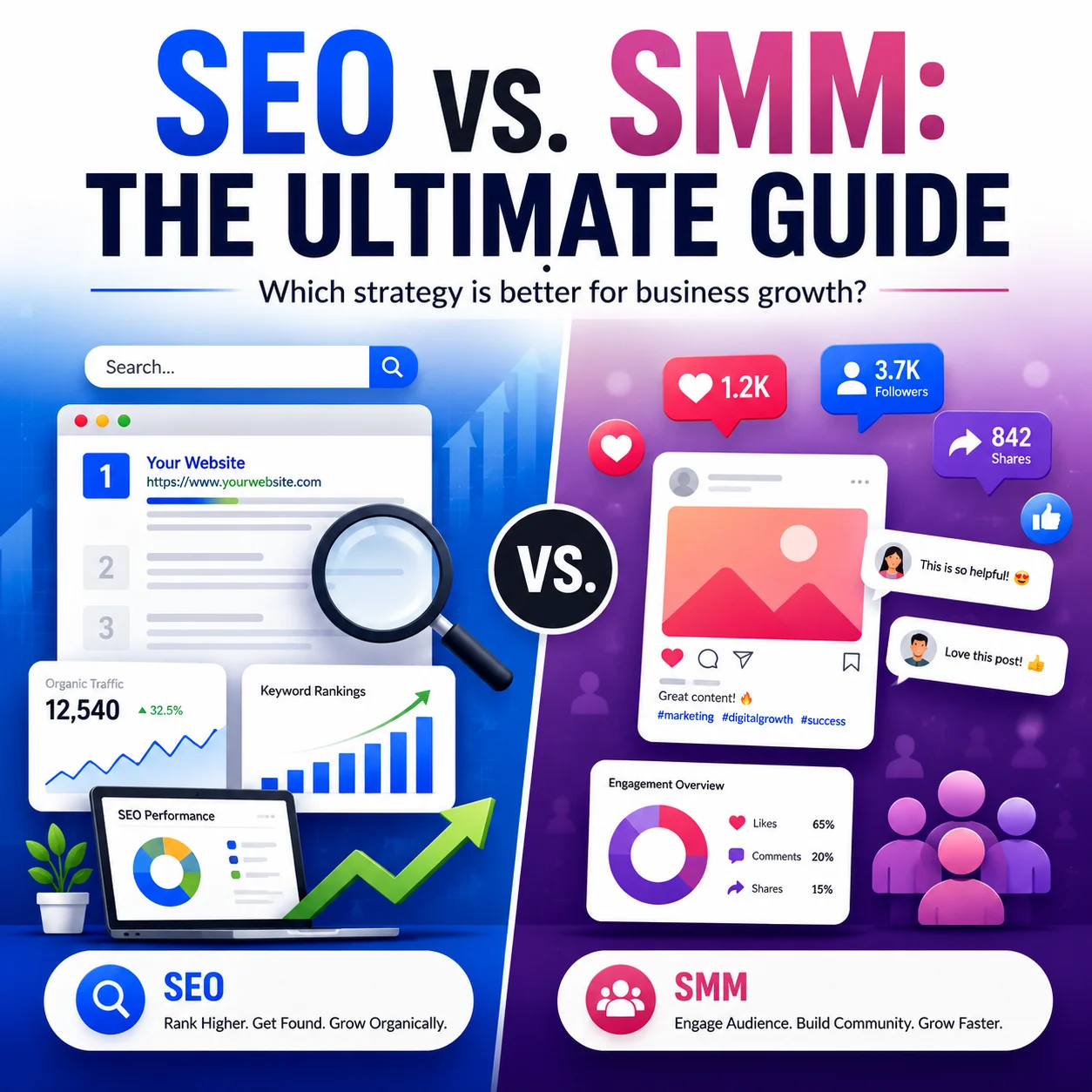 SEO vs SMM: Which One Is Better for Business Growth?